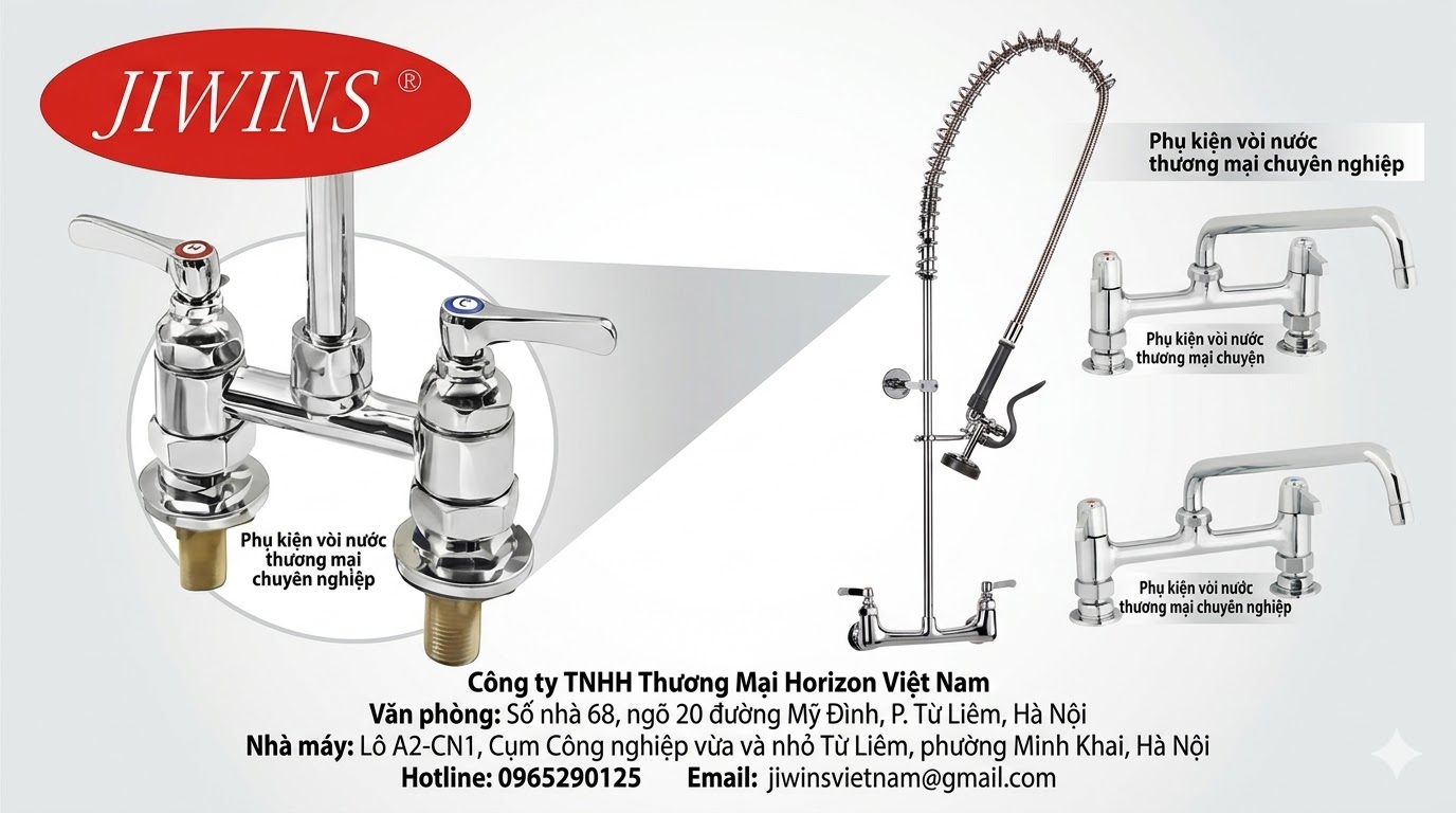 Địa chỉ cung cấp vòi phun tráng Jiwins